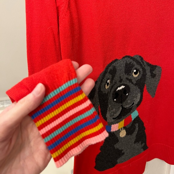 NWOT Joules Miranda Intarsia Knit Jumper/Sweater (with Black Lab!) - Picture 7 of 14